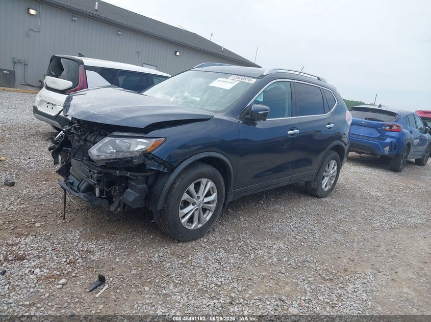 2016 Nissan Rogue VIN JN8AT2MV7GW148994 IAAI salvage auction — FRONT END, Salvage (Ohio), sold $1,350 on 2026-07-29 (photo 2)