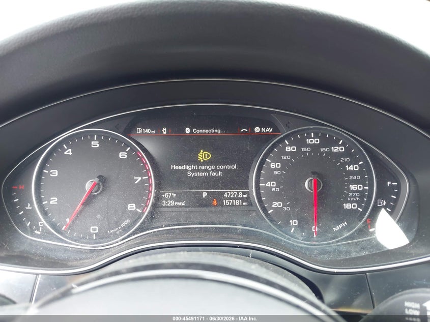 2015 Audi A6 VIN WAUGFAFC1FN035417 IAAI salvage auction — FRONT END, Bill Of Sale (Washington), sold $1,100 on 2026-07-29 (photo 7)