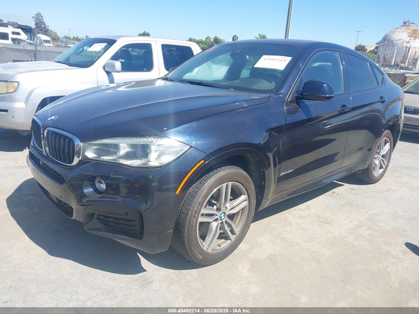 2016 BMW X6 VIN 5UXKU2C59G0N78364 IAAI salvage auction — NORMAL WEAR, Clear - Dealer Only (California), sold $7,500 on 2026-07-30 (photo 2)