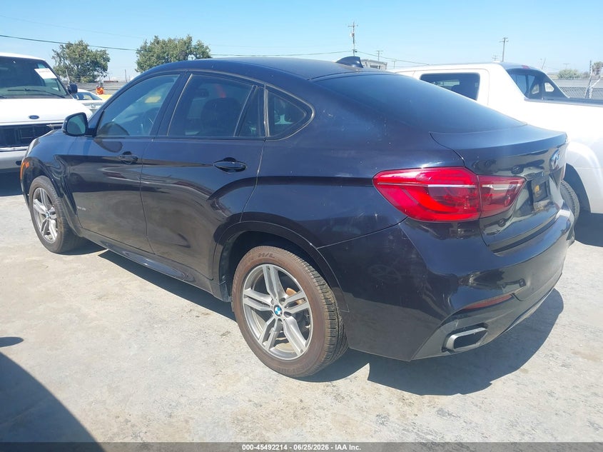 2016 BMW X6 VIN 5UXKU2C59G0N78364 IAAI salvage auction — NORMAL WEAR, Clear - Dealer Only (California), sold $7,500 on 2026-07-30 (photo 3)