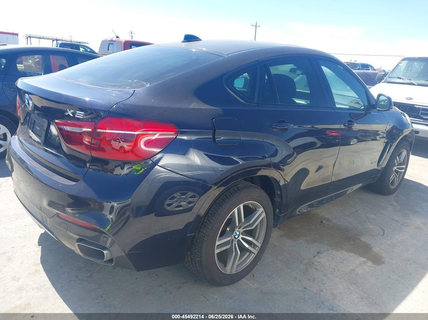 2016 BMW X6 VIN 5UXKU2C59G0N78364 IAAI salvage auction — NORMAL WEAR, Clear - Dealer Only (California), sold $7,500 on 2026-07-30 (photo 4)