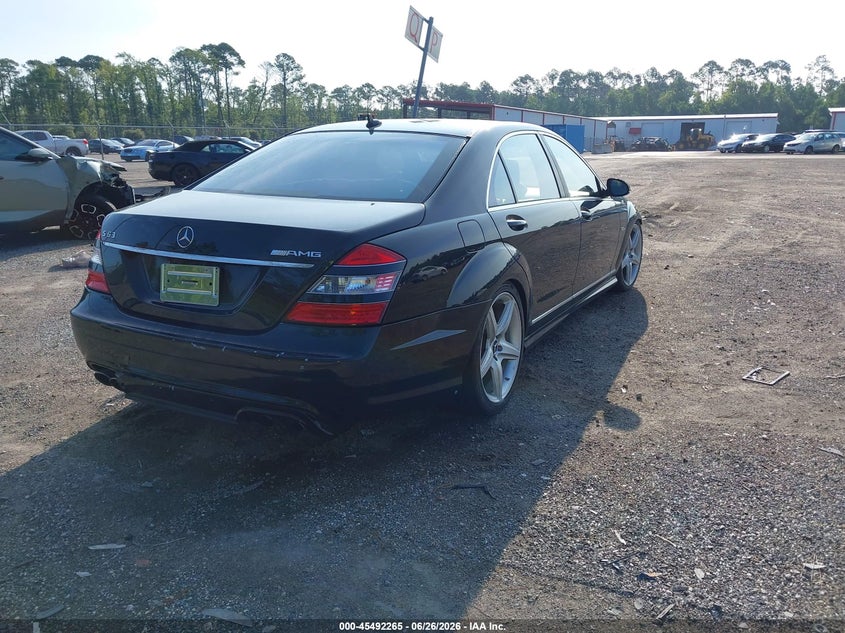 2008 Mercedes-benz S class VIN WDDNG77X58A181153 IAAI salvage auction — FRONT & REAR, Clear (Florida), sold $5,200 on 2026-07-07 (photo 4)