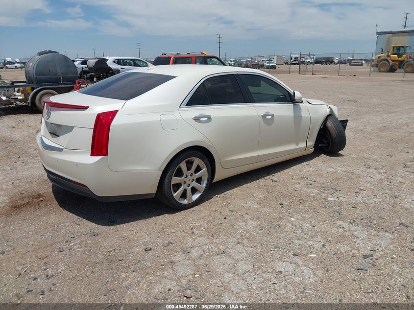 2013 Cadillac Ats VIN 1G6AB5RA7D0117820 IAAI salvage auction — SIDE, Original (Texas), sold $2,575 on 2026-08-24 (photo 4)