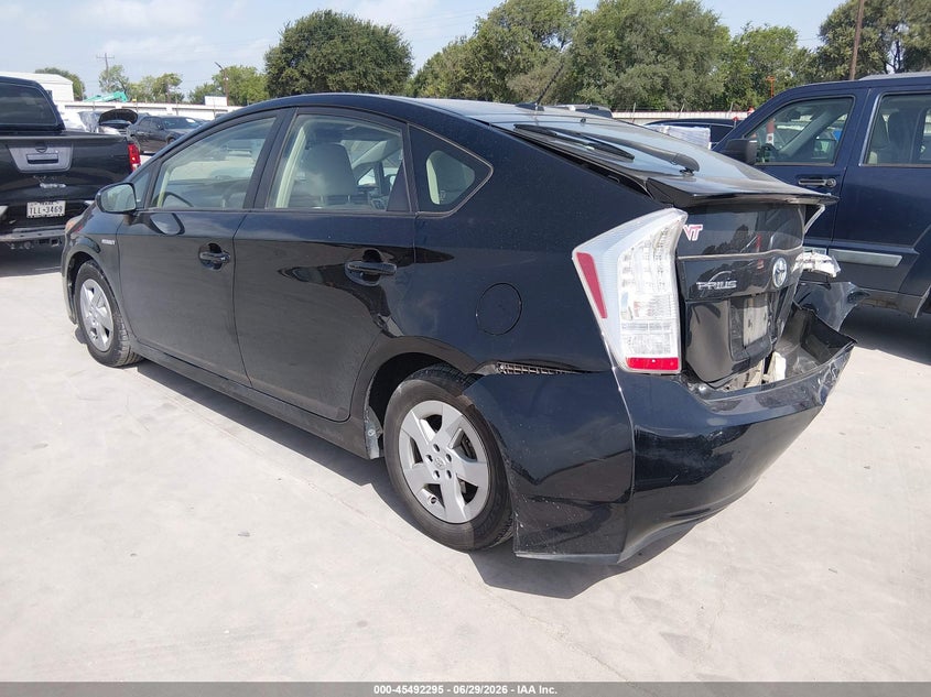 2011 Toyota Prius VIN JTDKN3DU5B1410766 IAAI salvage auction — REAR END, Salvage (Texas), sold $400 on 2026-07-21 (photo 3)