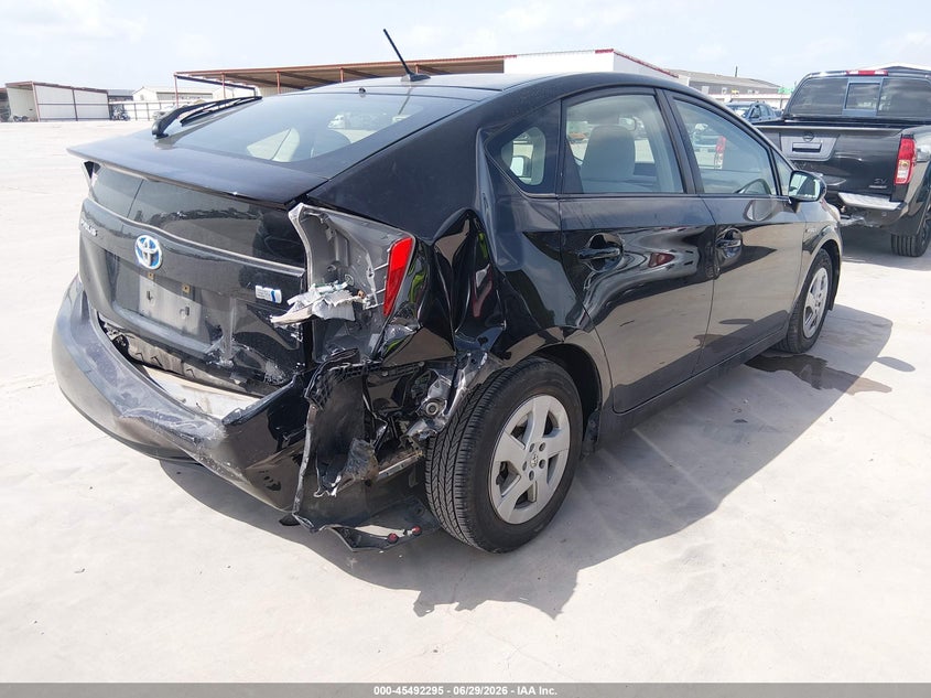 2011 Toyota Prius VIN JTDKN3DU5B1410766 IAAI salvage auction — REAR END, Salvage (Texas), sold $400 on 2026-07-21 (photo 4)