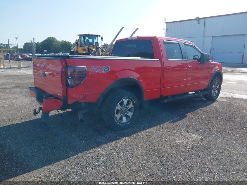 2013 Ford F-150 VIN 1FTFW1EF7DFB12292 IAAI salvage auction — REAR END, Salvage Title, sold $3,250 on 2026-07-12 (photo 4)
