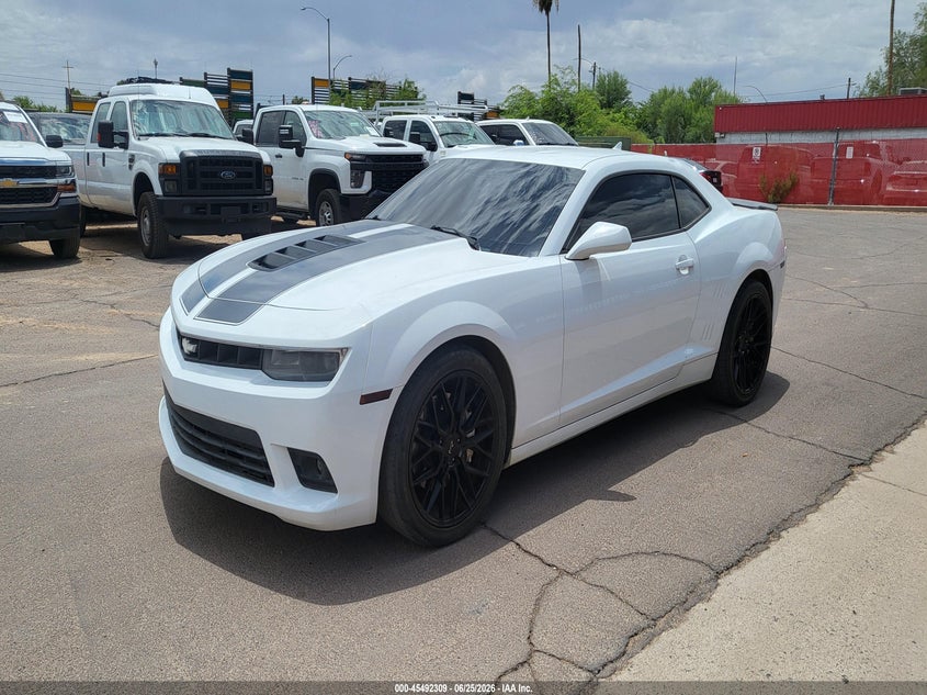 2014 Chevrolet Camaro VIN 2G1FJ1EJ3E9289203 IAAI salvage auction — ROOF, Clear (Arizona), sold $10,000 on 2026-07-28 (photo 2)