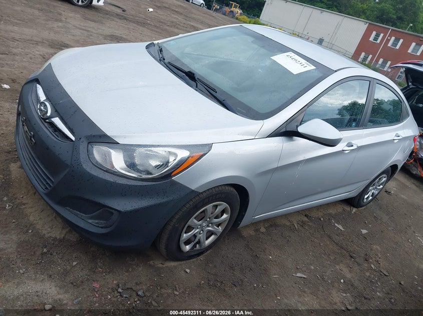 2014 Hyundai Accent VIN KMHCT4AE6EU640084 IAAI salvage auction — NORMAL WEAR, Clear (Massachusetts), sold $375 on 2026-07-28 (photo 2)