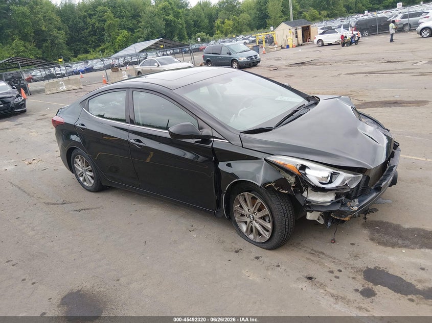 2015 Hyundai Elantra VIN KMHDH4AE9FU236252 IAAI salvage auction — FRONT END, Salvage (Connecticut), sold $975 on 2026-07-16 (photo 1)