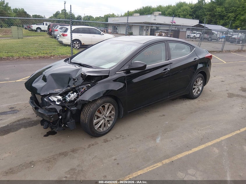 2015 Hyundai Elantra VIN KMHDH4AE9FU236252 IAAI salvage auction — FRONT END, Salvage (Connecticut), sold $975 on 2026-07-16 (photo 2)