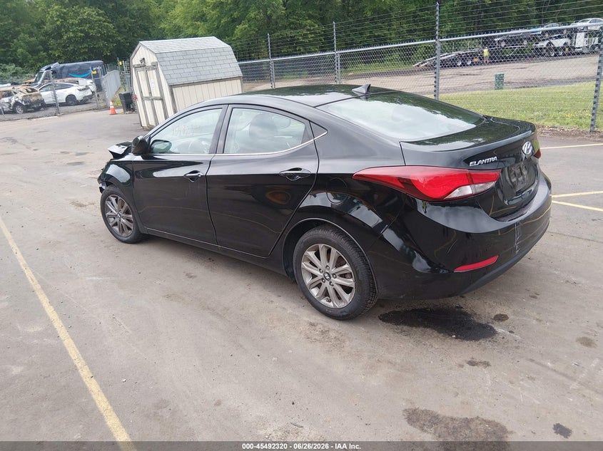 2015 Hyundai Elantra VIN KMHDH4AE9FU236252 IAAI salvage auction — FRONT END, Salvage (Connecticut), sold $975 on 2026-07-16 (photo 3)