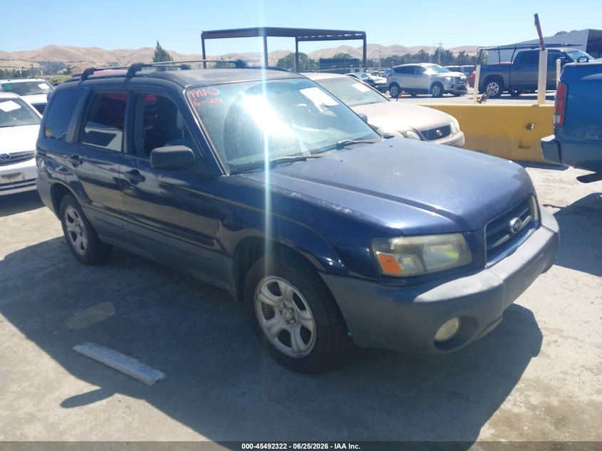 2005 Subaru Forester VIN JF1SG63655H704362 IAAI salvage auction — NORMAL WEAR, Clear - Dealer Only (California), sold $500 on 2026-07-09 (photo 1)