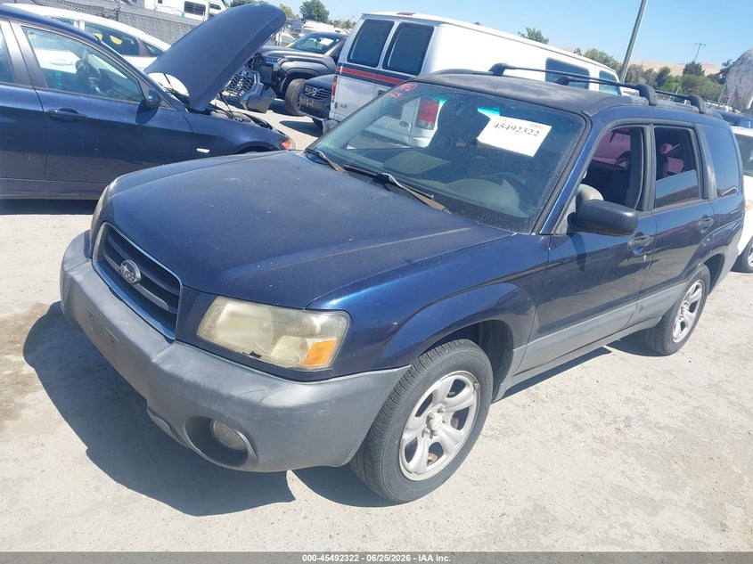 2005 Subaru Forester VIN JF1SG63655H704362 IAAI salvage auction — NORMAL WEAR, Clear - Dealer Only (California), sold $500 on 2026-07-09 (photo 2)
