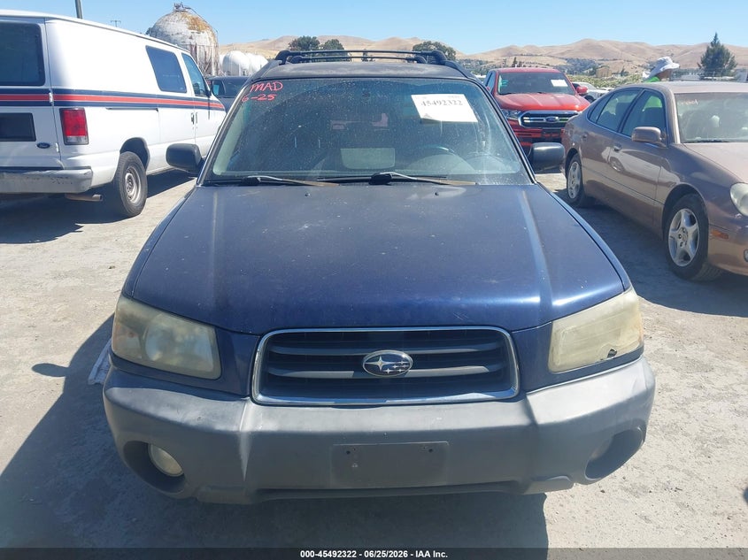 2005 Subaru Forester VIN JF1SG63655H704362 IAAI salvage auction — NORMAL WEAR, Clear - Dealer Only (California), sold $500 on 2026-07-09 (photo 6)