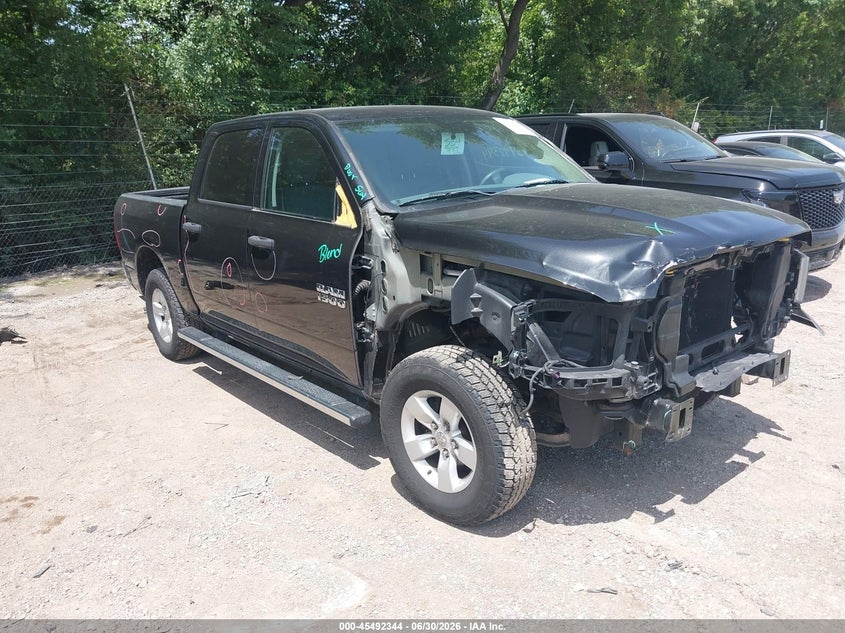 2018 Ram 1500 VIN 1C6RR7KT1JS222590 IAAI salvage auction — RIGHT FRONT, Salvage (Indiana), sold $6,000 on 2026-07-26 (photo 1)