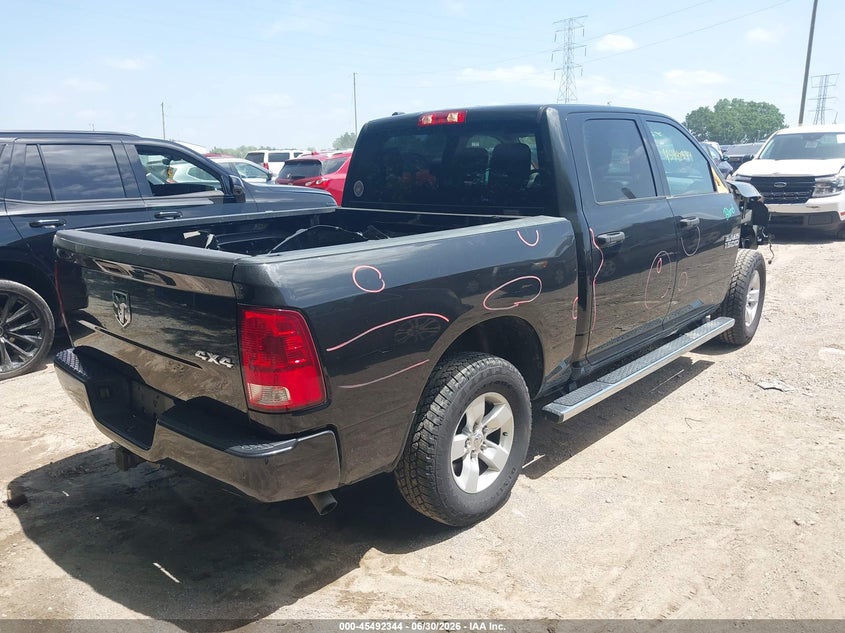 2018 Ram 1500 VIN 1C6RR7KT1JS222590 IAAI salvage auction — RIGHT FRONT, Salvage (Indiana), sold $6,000 on 2026-07-26 (photo 4)