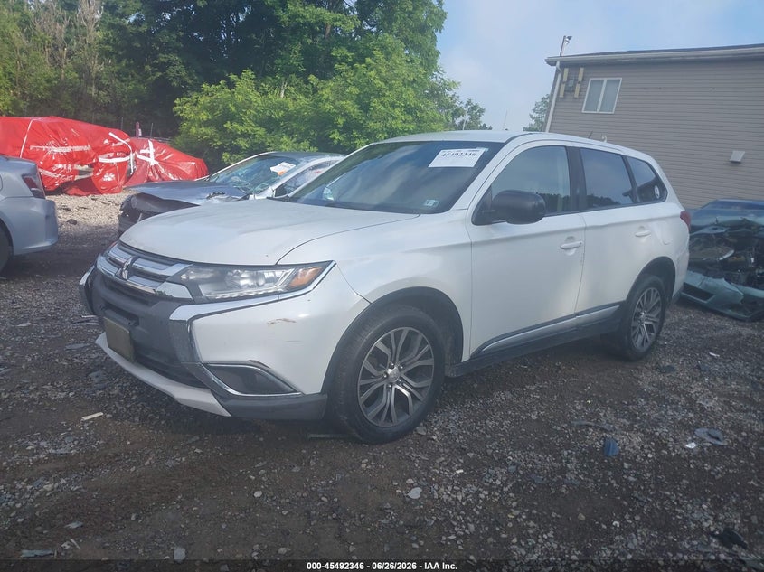 2016 Mitsubishi Outlander VIN JA4AZ3A31GZ063855 IAAI salvage auction — RIGHT FRONT, Salvage (Pennsylvania), sold $1,225 on 2026-07-28 (photo 2)