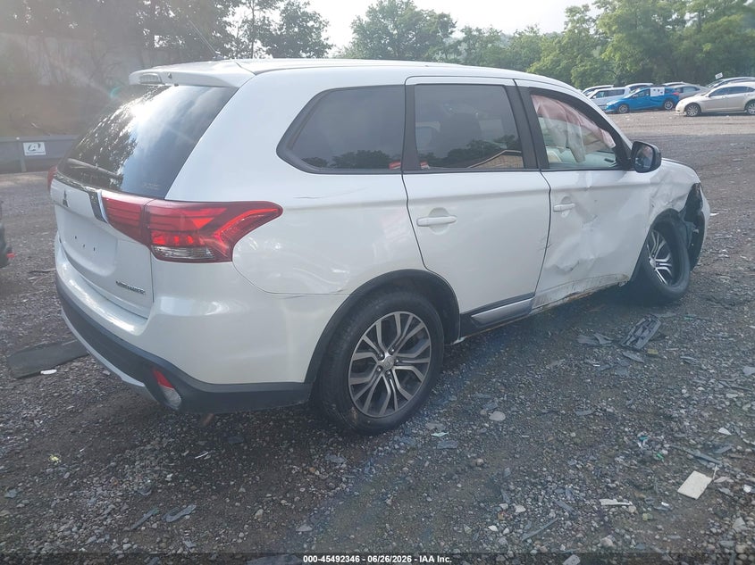2016 Mitsubishi Outlander VIN JA4AZ3A31GZ063855 IAAI salvage auction — RIGHT FRONT, Salvage (Pennsylvania), sold $1,225 on 2026-07-28 (photo 4)