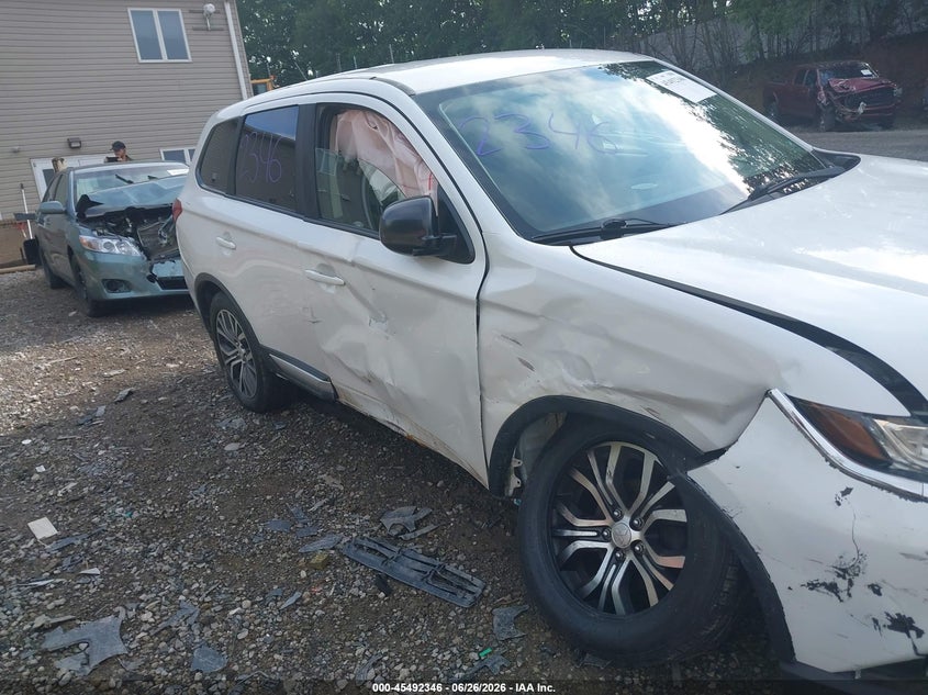2016 Mitsubishi Outlander VIN JA4AZ3A31GZ063855 IAAI salvage auction — RIGHT FRONT, Salvage (Pennsylvania), sold $1,225 on 2026-07-28 (photo 6)