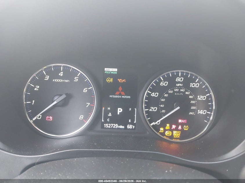 2016 Mitsubishi Outlander VIN JA4AZ3A31GZ063855 IAAI salvage auction — RIGHT FRONT, Salvage (Pennsylvania), sold $1,225 on 2026-07-28 (photo 7)