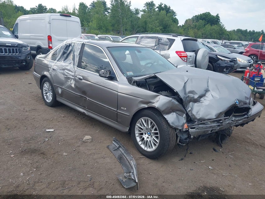 2002 BMW 5 series VIN WBADT63472CH93115 IAAI salvage auction — FRONT END, Clear (Massachusetts), sold $400 on 2026-07-17 (photo 1)