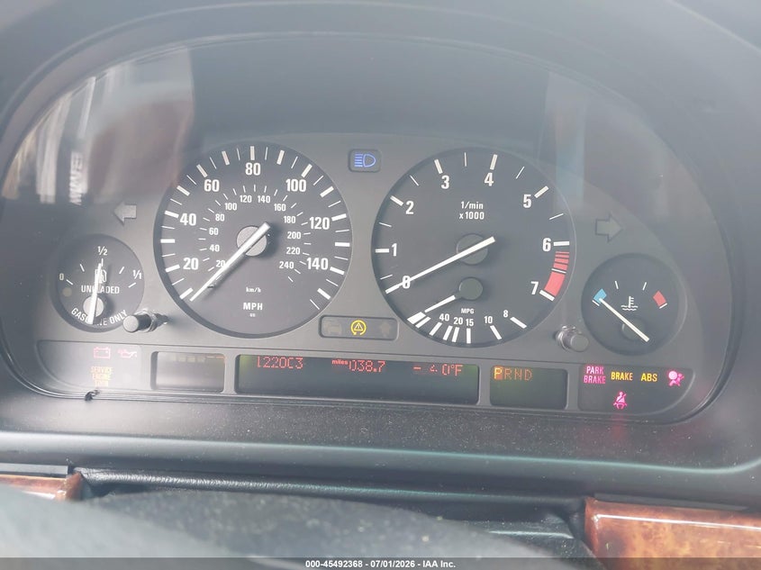 2002 BMW 5 series VIN WBADT63472CH93115 IAAI salvage auction — FRONT END, Clear (Massachusetts), sold $400 on 2026-07-17 (photo 7)
