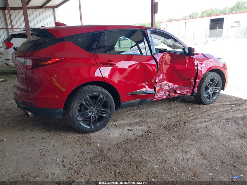 2021 Acura Rdx VIN 5J8TC1H65ML022102 IAAI salvage auction — SIDE, Wait Title, sold $9,100 on 2026-08-24 (photo 4)