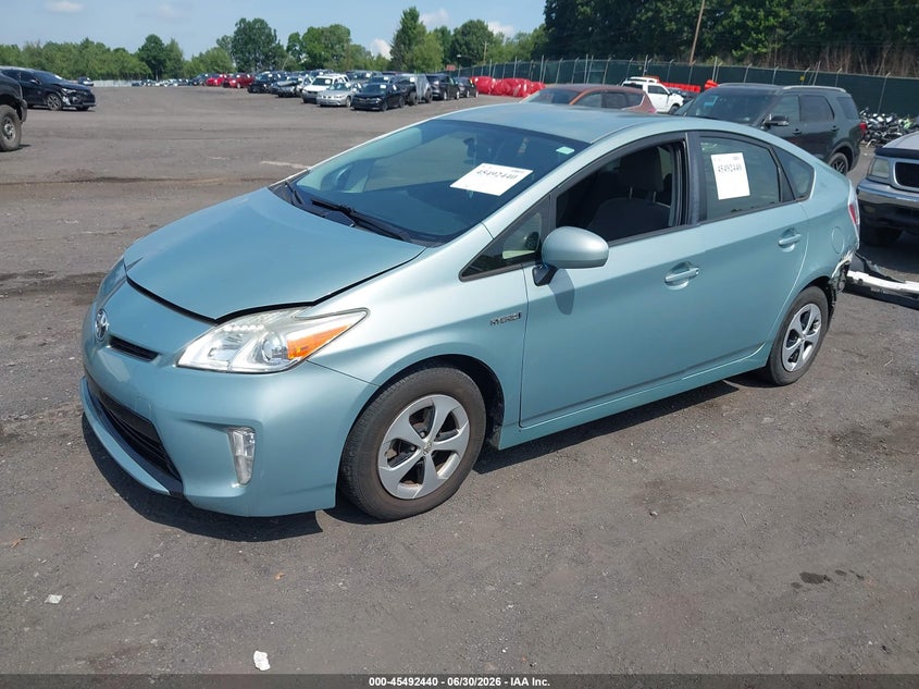 2015 Toyota Prius VIN JTDKN3DU5F1940127 IAAI salvage auction — FRONT & REAR, Salvage (Pennsylvania), sold $1,050 on 2026-07-28 (photo 2)