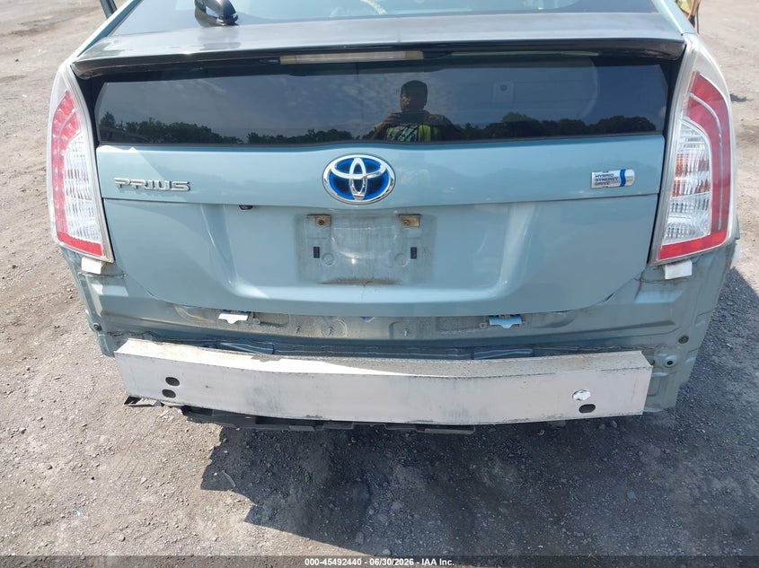 2015 Toyota Prius VIN JTDKN3DU5F1940127 IAAI salvage auction — FRONT & REAR, Salvage (Pennsylvania), sold $1,050 on 2026-07-28 (photo 6)