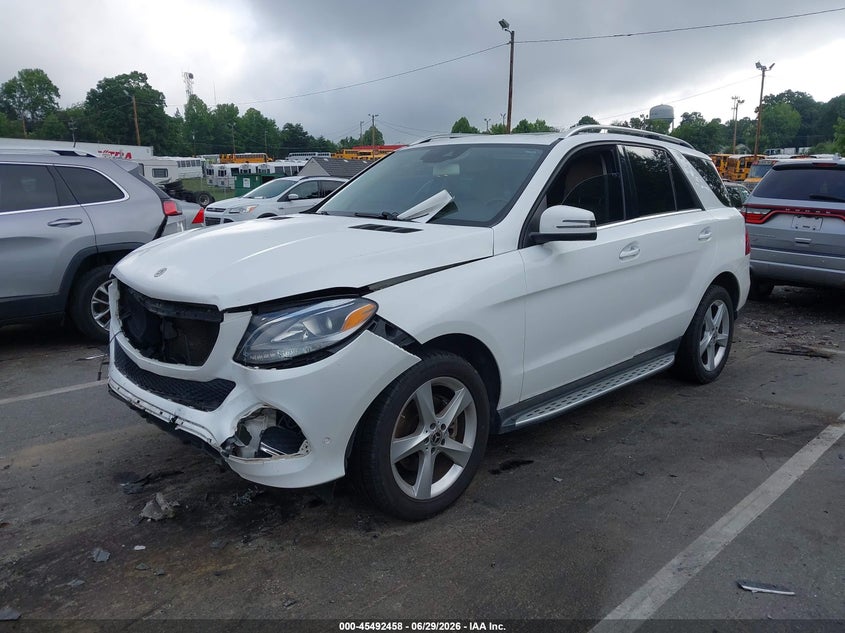 2018 Mercedes-benz Gle VIN 4JGDA5HB2JB009186 IAAI salvage auction — FRONT END, Salvage (North Carolina), sold $8,000 on 2026-07-30 (photo 2)