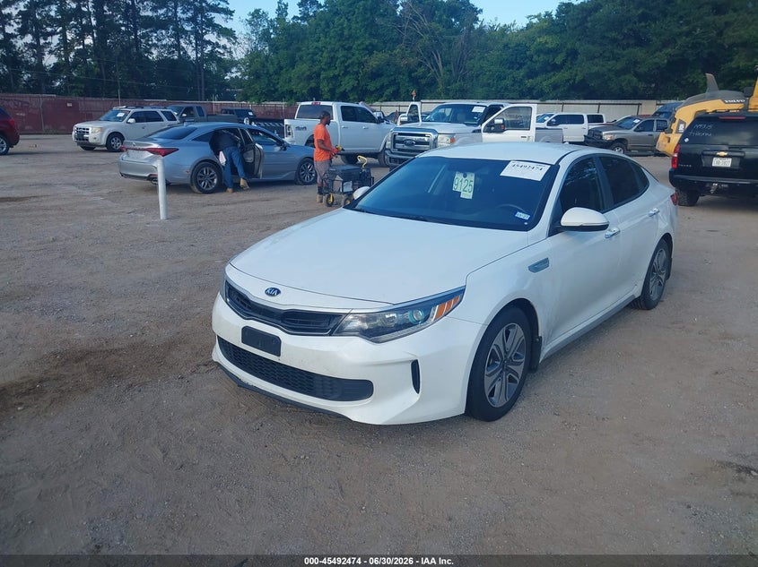 2017 Kia Optima hybrid VIN KNAGU4LC2H5007057 IAAI salvage auction — NORMAL WEAR, Original (Texas), sold $1,625 on 2026-07-09 (photo 2)