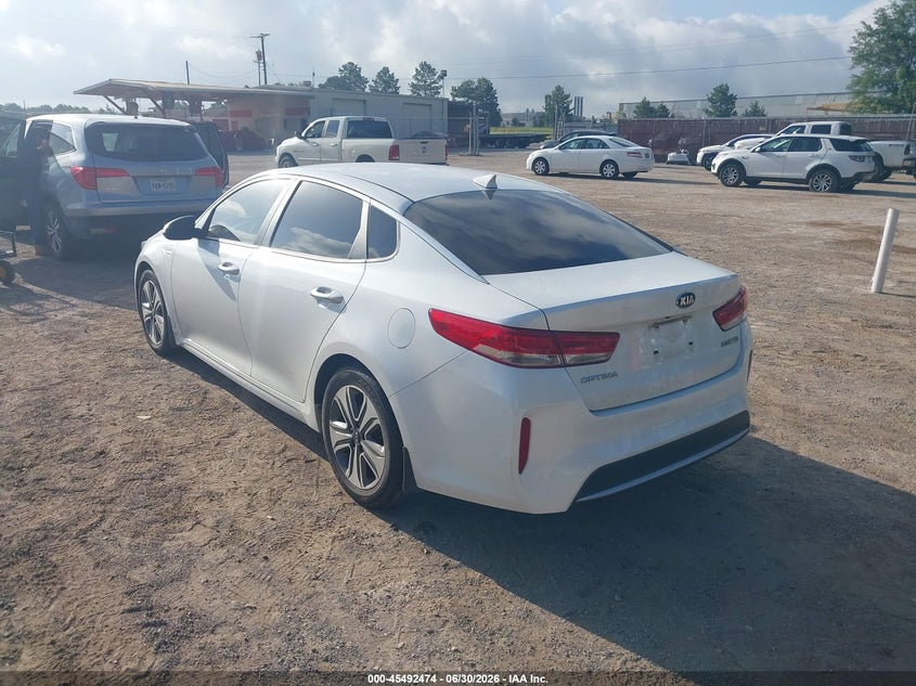 2017 Kia Optima hybrid VIN KNAGU4LC2H5007057 IAAI salvage auction — NORMAL WEAR, Original (Texas), sold $1,625 on 2026-07-09 (photo 3)