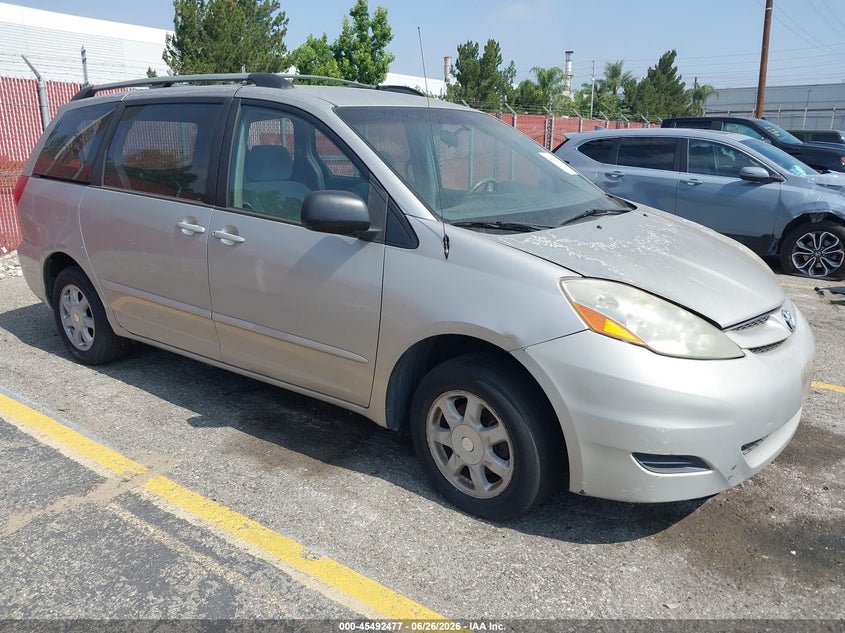 2006 Toyota Sienna VIN 5TDZA23C86S453813 IAAI salvage auction — NORMAL WEAR, Clear - Dealer Only (California), sold $725 on 2026-07-14 (photo 1)