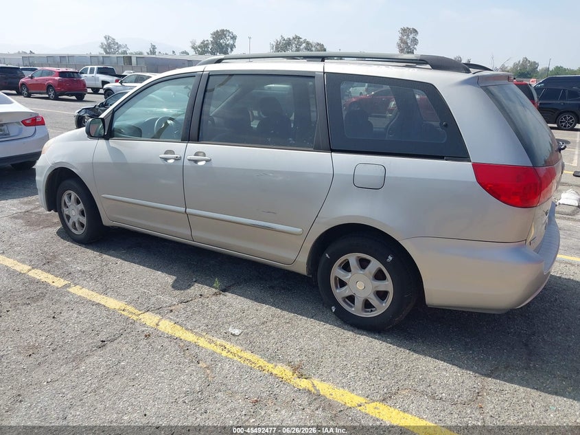 2006 Toyota Sienna VIN 5TDZA23C86S453813 IAAI salvage auction — NORMAL WEAR, Clear - Dealer Only (California), sold $725 on 2026-07-14 (photo 3)