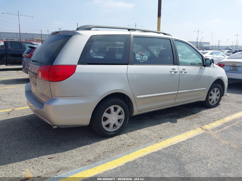 2006 Toyota Sienna VIN 5TDZA23C86S453813 IAAI salvage auction — NORMAL WEAR, Clear - Dealer Only (California), sold $725 on 2026-07-14 (photo 4)