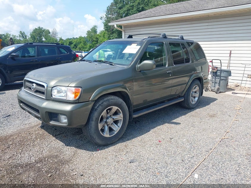 2004 Nissan Pathfinder VIN JN8DR09Y74W912700 IAAI salvage auction — RIGHT SIDE, Salvage (Ohio), sold $350 on 2026-07-13 (photo 2)