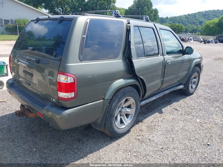 2004 Nissan Pathfinder VIN JN8DR09Y74W912700 IAAI salvage auction — RIGHT SIDE, Salvage (Ohio), sold $350 on 2026-07-13 (photo 4)