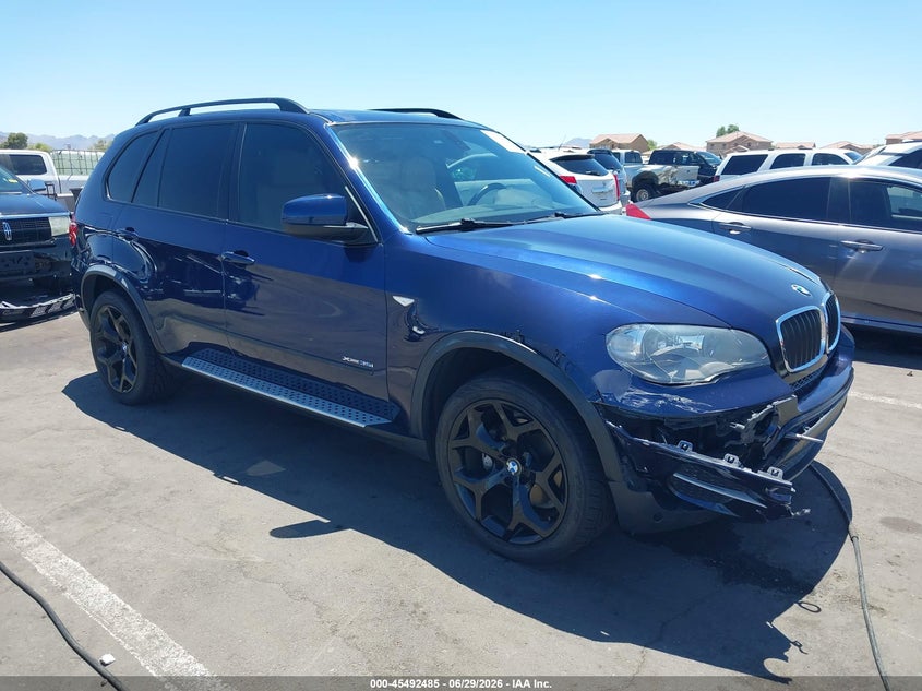 2012 BMW X5 VIN 5UXZV4C50CL761359 IAAI salvage auction — RIGHT FRONT, Salvage (Arizona), sold $2,250 on 2026-07-21 (photo 1)