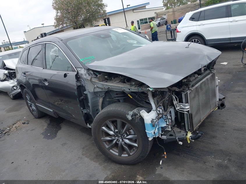 2020 Mazda Cx-9 VIN JM3TCBCY1L0410240 IAAI salvage auction — FRONT & REAR, Salvage Certificate (California), sold $2,650 on 2026-07-10 (photo 1)
