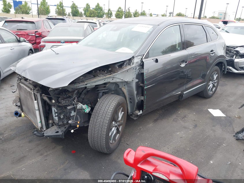 2020 Mazda Cx-9 VIN JM3TCBCY1L0410240 IAAI salvage auction — FRONT & REAR, Salvage Certificate (California), sold $2,650 on 2026-07-10 (photo 2)