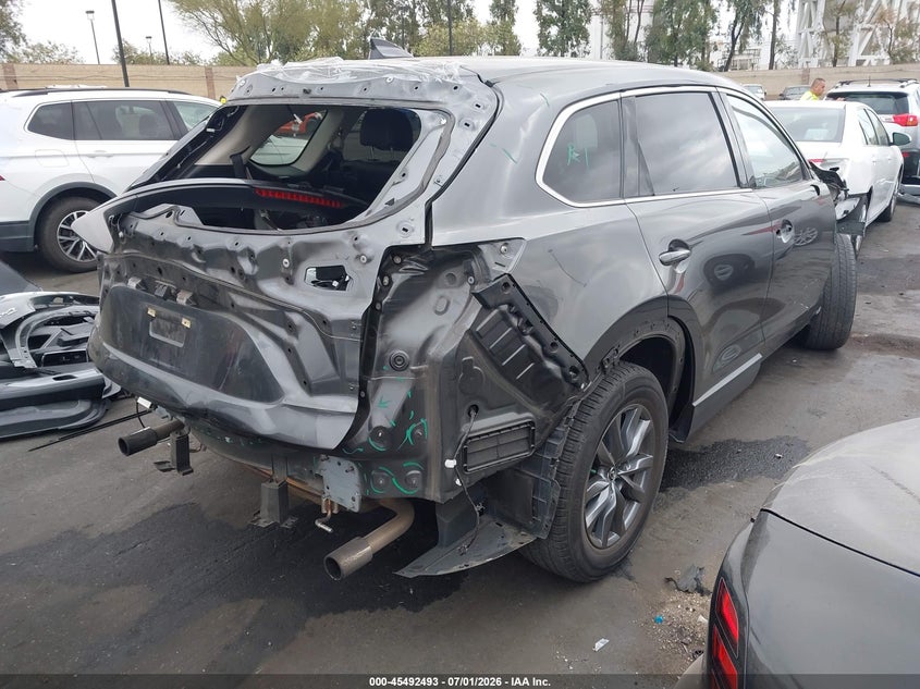 2020 Mazda Cx-9 VIN JM3TCBCY1L0410240 IAAI salvage auction — FRONT & REAR, Salvage Certificate (California), sold $2,650 on 2026-07-10 (photo 4)