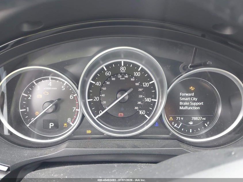 2020 Mazda Cx-9 VIN JM3TCBCY1L0410240 IAAI salvage auction — FRONT & REAR, Salvage Certificate (California), sold $2,650 on 2026-07-10 (photo 7)