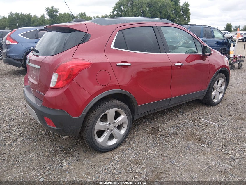 2015 Buick Encore VIN KL4CJBSB2FB085659 IAAI salvage auction — LEFT FRONT, Salvage (Montana), sold $1,200 on 2026-08-26 (photo 4)