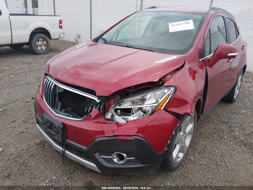 2015 Buick Encore VIN KL4CJBSB2FB085659 IAAI salvage auction — LEFT FRONT, Salvage (Montana), sold $1,200 on 2026-08-26 (photo 6)