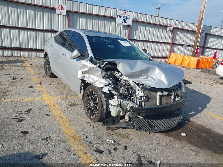 2015 Toyota Corolla VIN 2T1BURHE6FC231887 IAAI salvage auction — FRONT END, Salvage (Georgia), sold $1,400 on 2026-08-07 (photo 1)