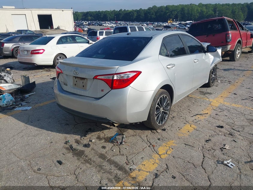 2015 Toyota Corolla VIN 2T1BURHE6FC231887 IAAI salvage auction — FRONT END, Salvage (Georgia), sold $1,400 on 2026-08-07 (photo 4)