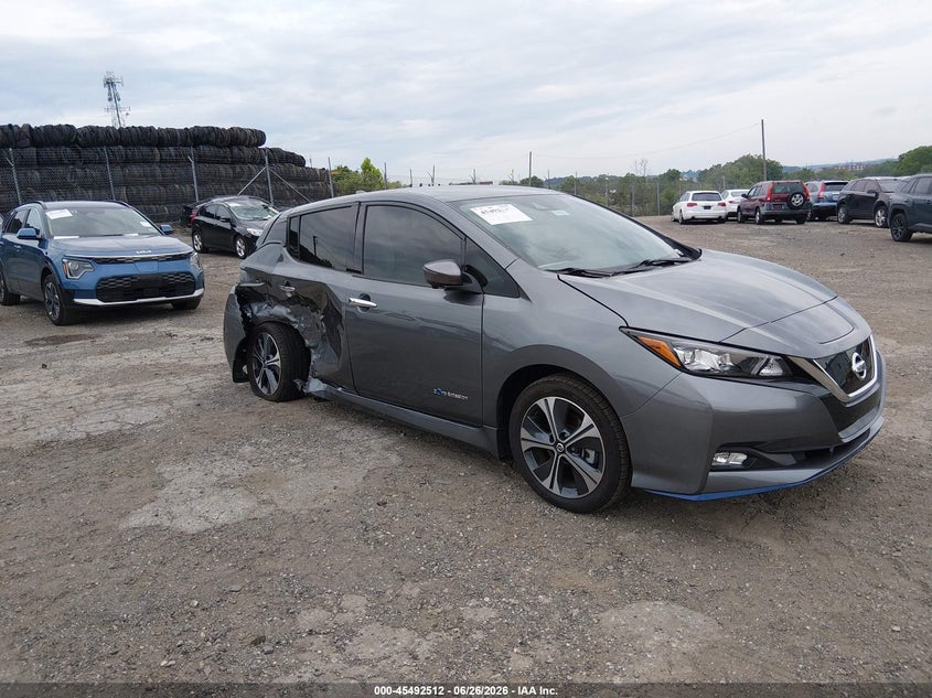 2019 Nissan Leaf VIN 1N4BZ1CP1KC309741 IAAI salvage auction — REAR END, Salvage (Pennsylvania), sold $4,000 on 2026-07-11 (photo 1)