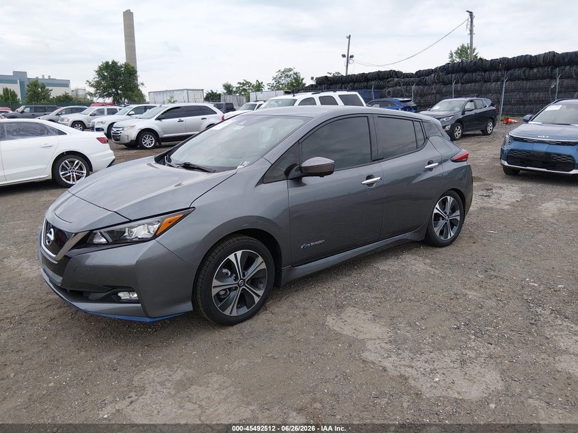 2019 Nissan Leaf VIN 1N4BZ1CP1KC309741 IAAI salvage auction — REAR END, Salvage (Pennsylvania), sold $4,000 on 2026-07-11 (photo 2)