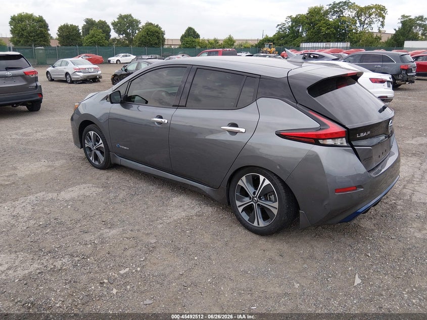 2019 Nissan Leaf VIN 1N4BZ1CP1KC309741 IAAI salvage auction — REAR END, Salvage (Pennsylvania), sold $4,000 on 2026-07-11 (photo 3)