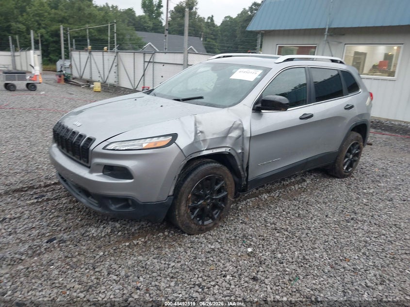 2017 Jeep Cherokee VIN 1C4PJLCB3HW596272 IAAI salvage auction — REAR END, Wait Title, sold $725 on 2026-08-27 (photo 2)